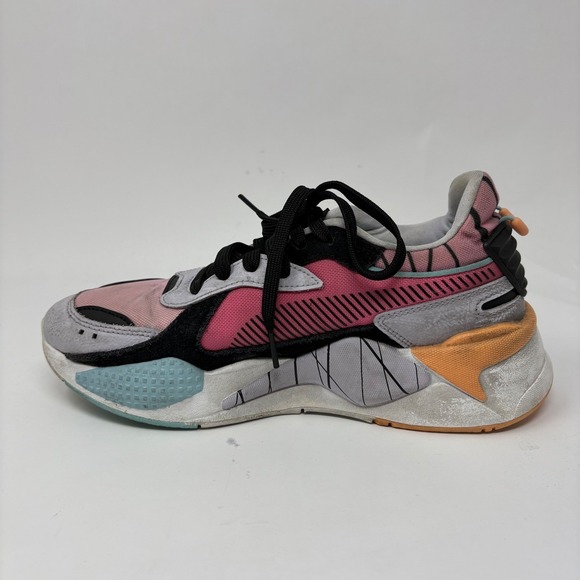 Puma RS Running System Women's Sneakers Pink Gray Lightweight Size 6.5 - Picture 12 of 16
